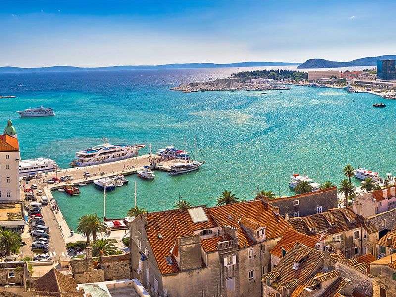 Kikötők Split környékén