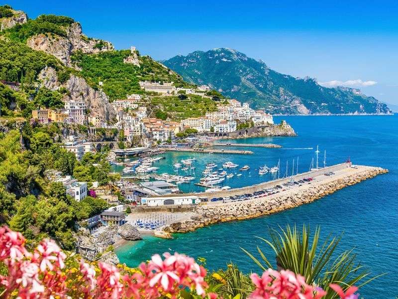 Kikötők az Amalfi-parton 